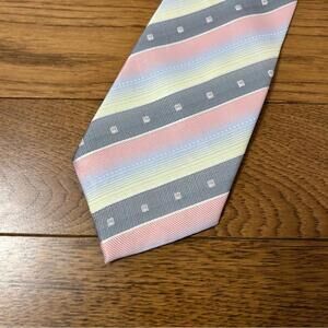 Hugo Boss Striped Silk Pastel Tie